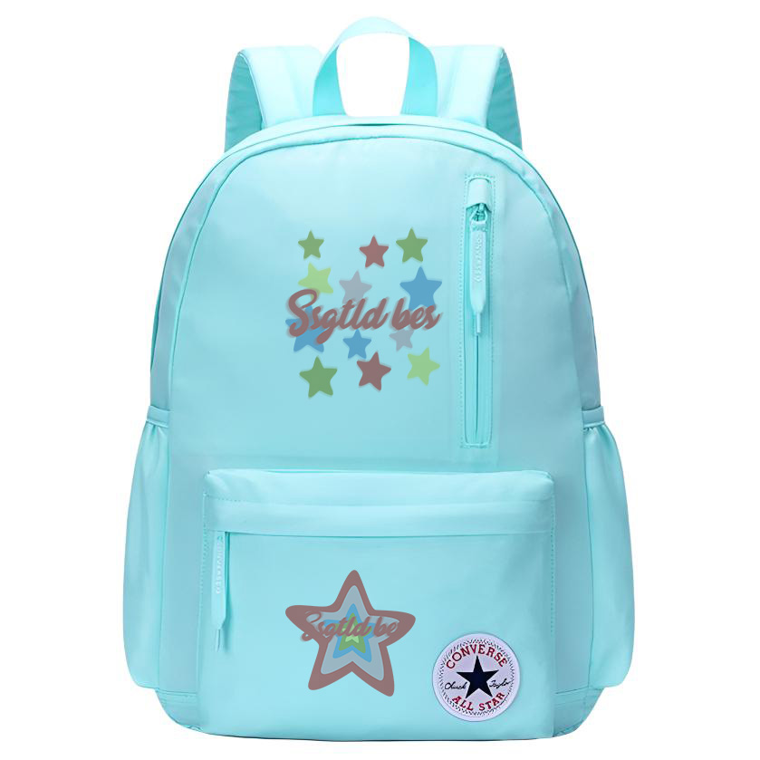 

Converse Полиэстеровый рюкзак унисекс Aruba Blue, Stars