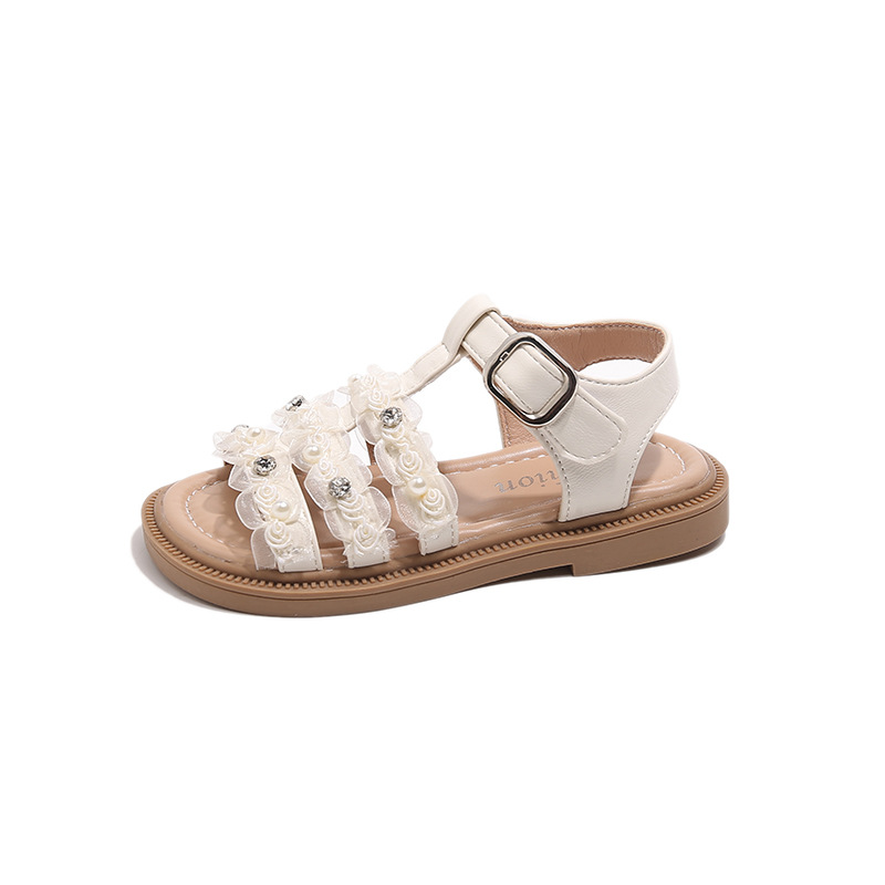 

Детские сандалии с низким верхом, нескользящие, износостойкие, дышащие Neon, бежевый