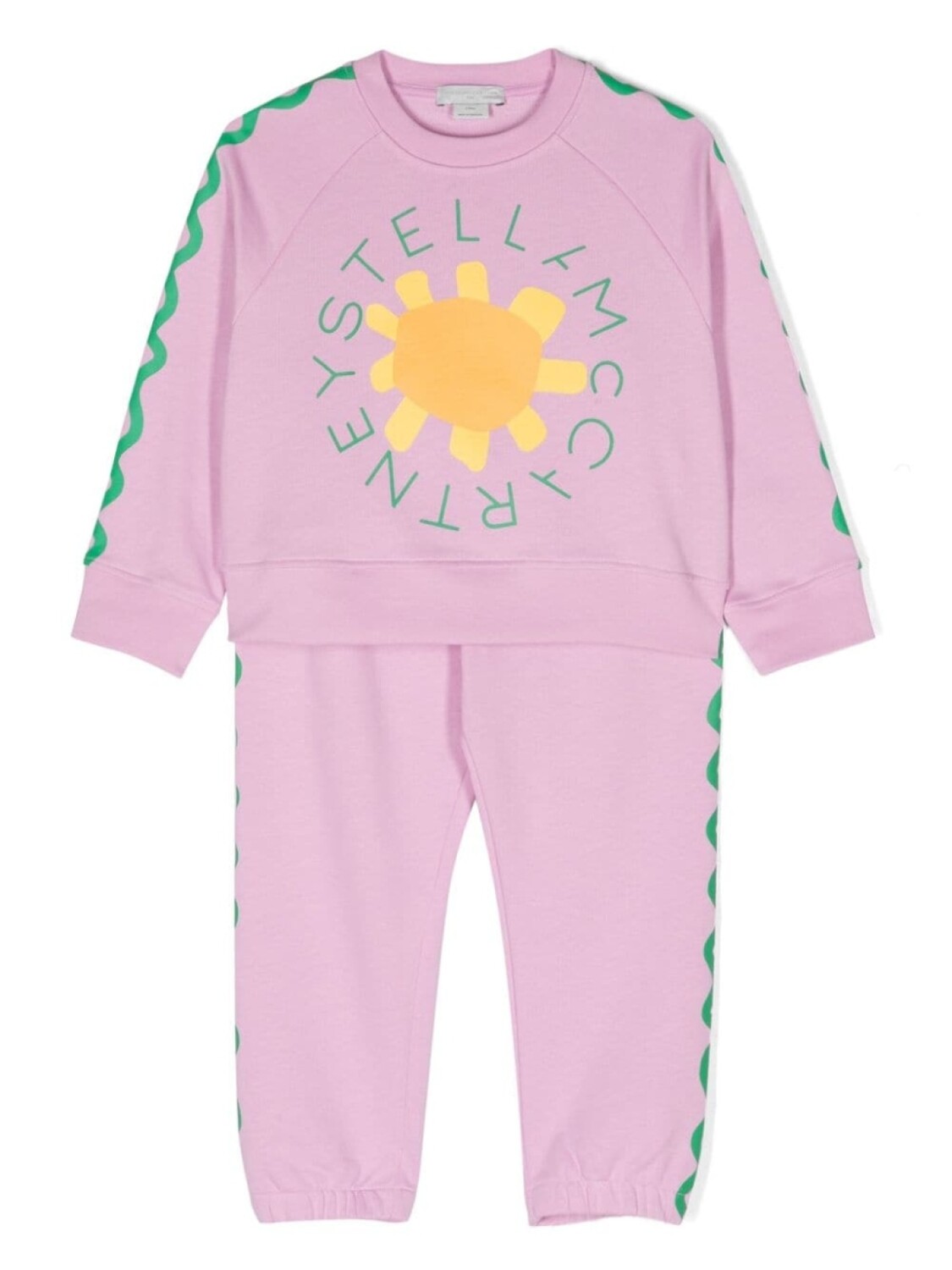 

Stella McCartney Kids спортивный костюм с логотипом, розовый