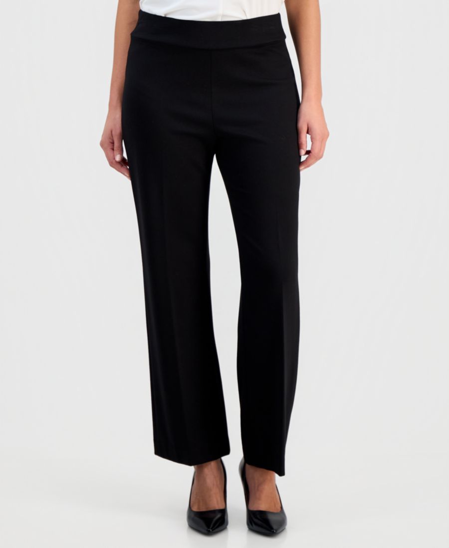 

Трикотажные брюки Petite Serenity с широкими штанинами на резинке Jones New York, Jones Black