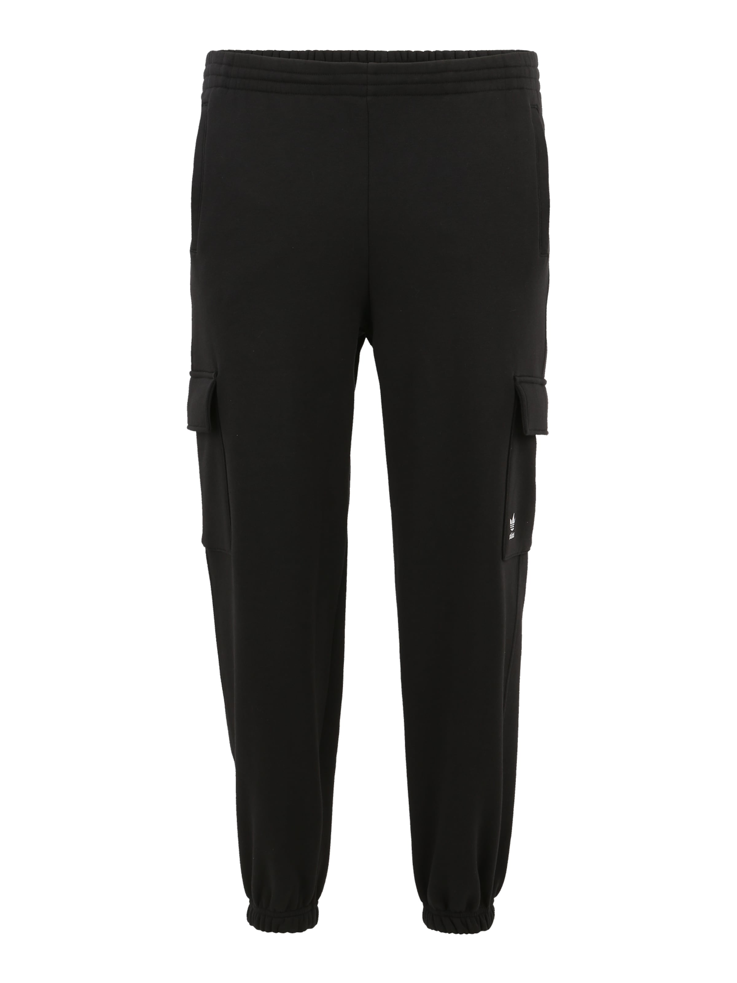 

Adidas Originals Узкие карго-штаны 'Ess' в черном цвете