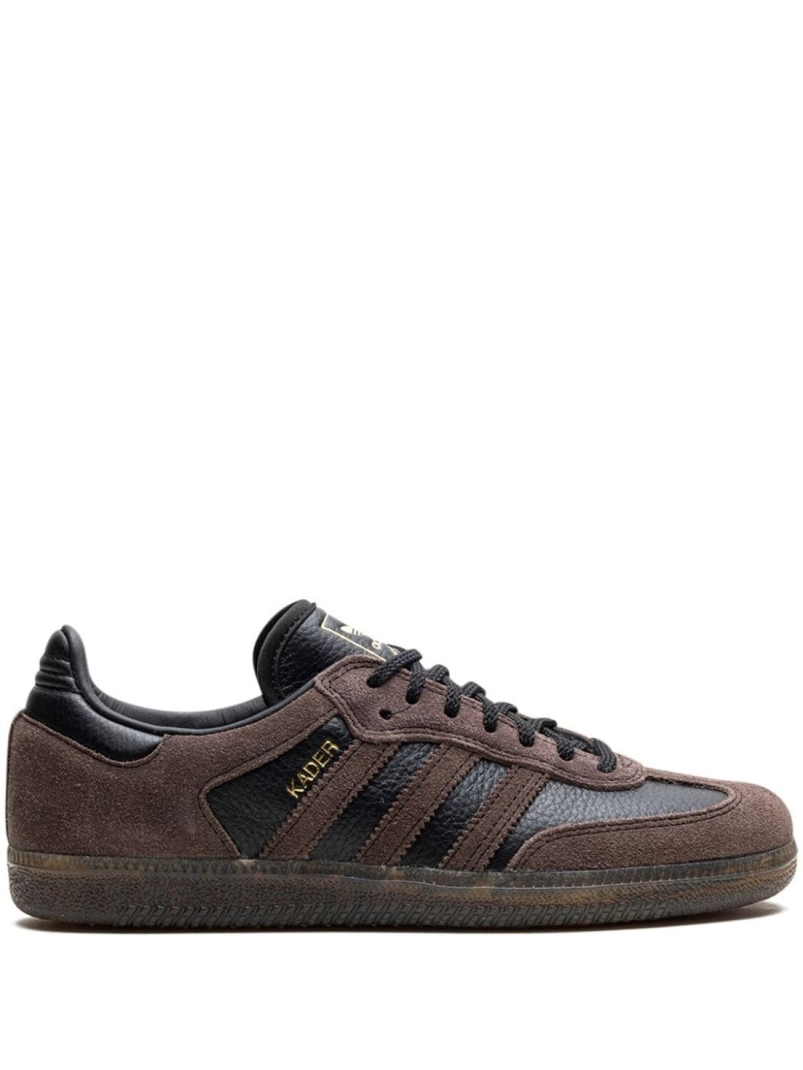 

adidas кроссовки Samba ADV Kader Sylla - Core Black/Brown/Gum из коллаборации с Kader, коричневый