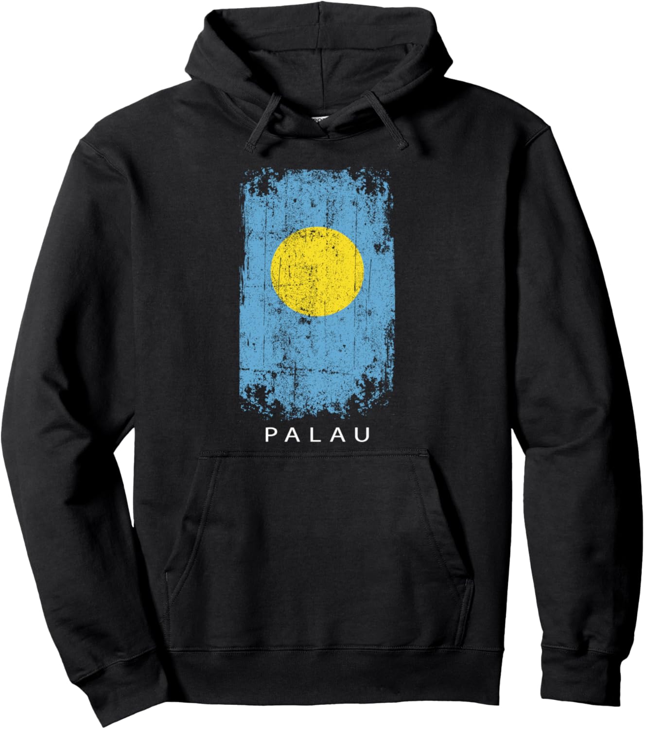 

Сувенирный дизайн Палау - Толстовка с флагом Палау Palau Souvenir Design, черный