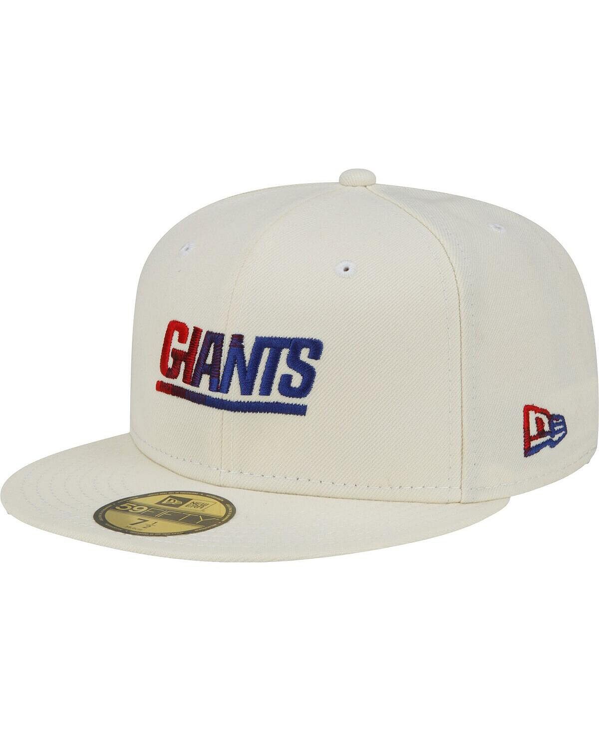 

Мужская кремовая приталенная шляпа New York Giants Chrome Dim 59FIFTY New Era