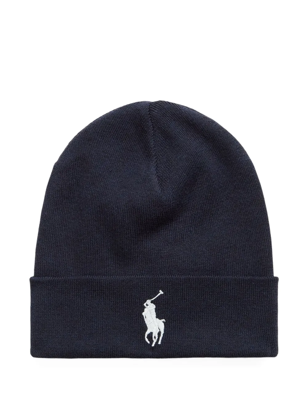 

Хлопковая шапка с вышитым логотипом POLO RALPH LAUREN, синий