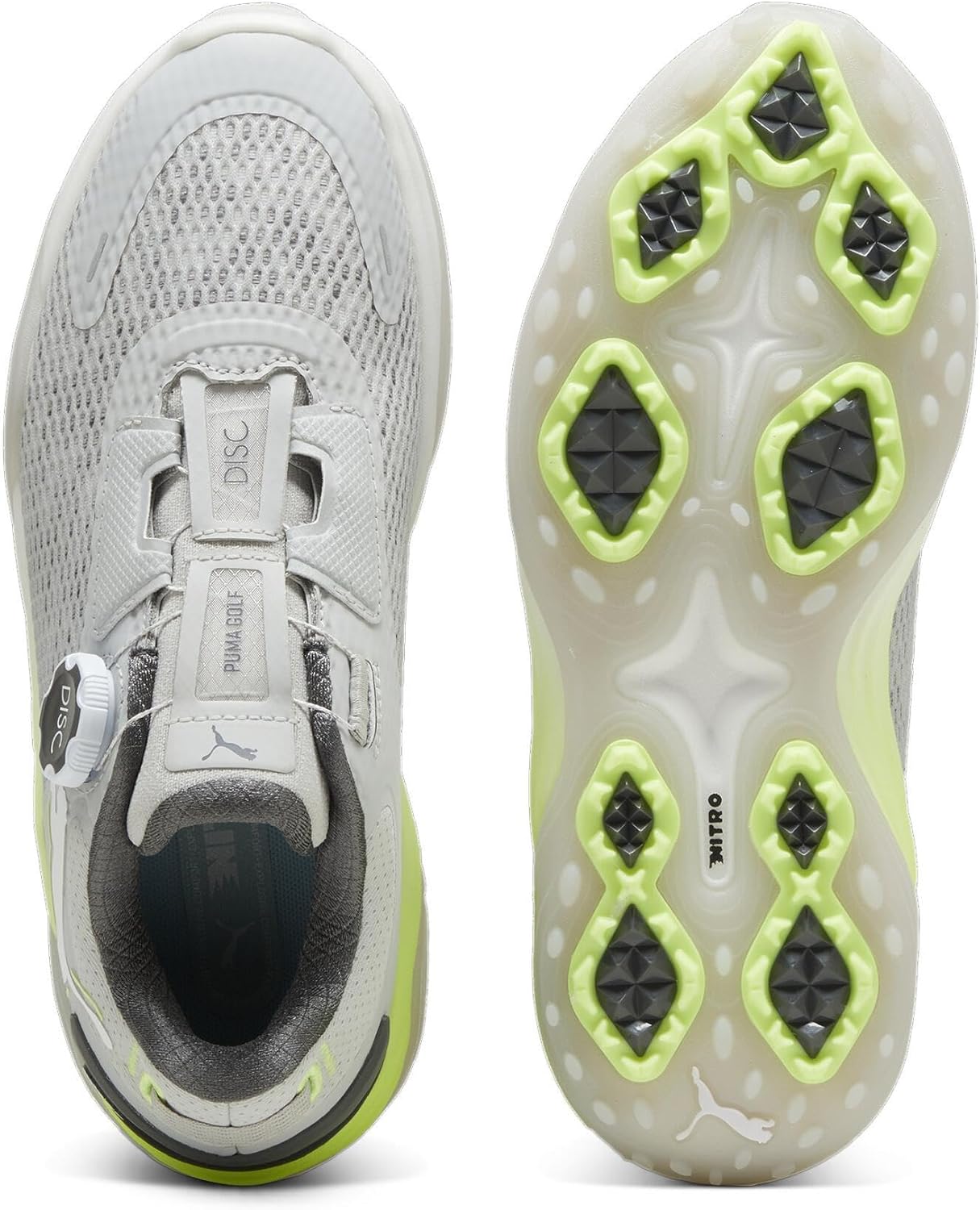 Мужские кроссовки PUMA Shadow Cat Nitro Disc, желтый/серый — фото 4