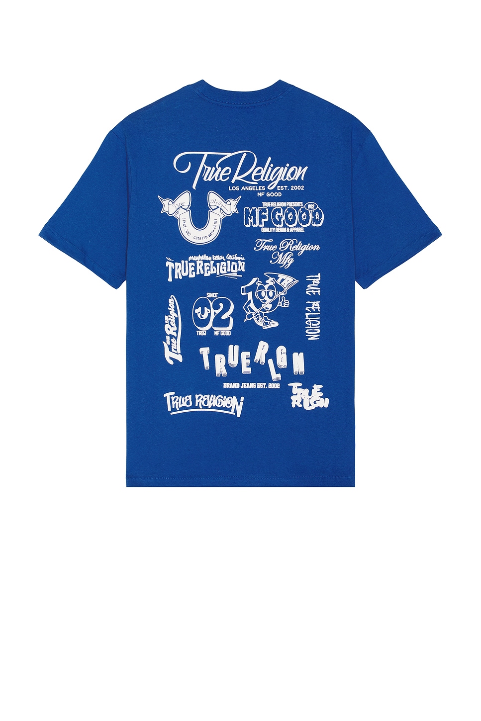 

Футболка с коротким рукавом и пышным логотипом True Religion, galaxy blue