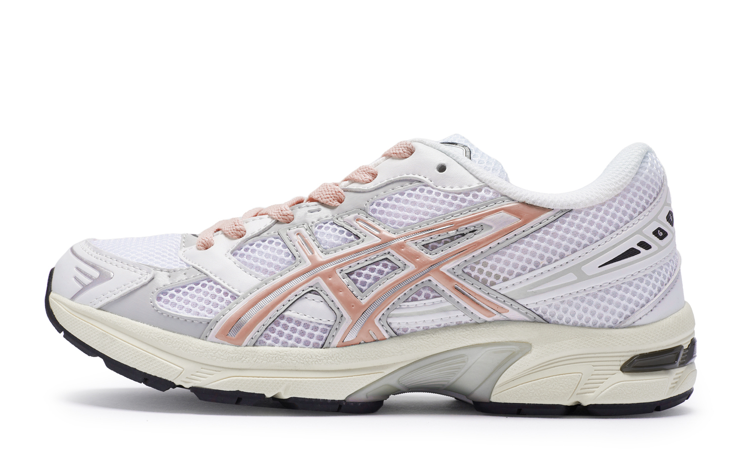ASICS Гелевые 1130 амортизирующие, износостойкие и водонепроницаемые низкие кроссовки унисекс серый белый розовый, цвет Gray White Pink — фото 3