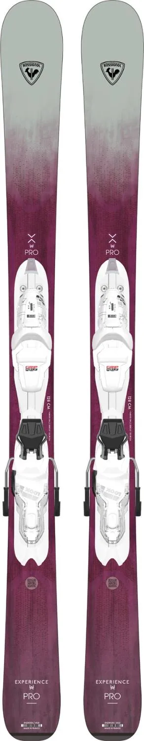 

Лыжи Experience Pro W с креплениями Kid-X детские Rossignol, Pink