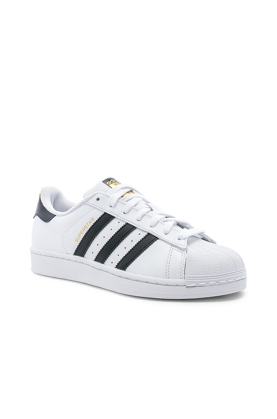Кроссовки Superstar Foundation Adidas Originals, White & Black & White — фото 2