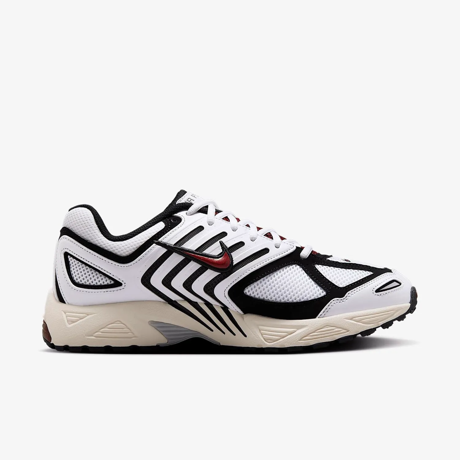 Мужские кроссовки Nike Air Pegasus 2005, белый/бледно-слоновая кость/металлик серебристый/красный — фото 3