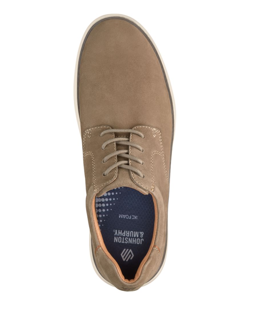 Мужские кроссовки McGuffey 2 с гладким носком Johnston & Murphy, Taupe tumbled nubuck — фото 4