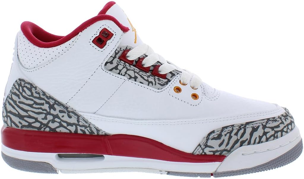 Детские кроссовки Jordan Boy's Air 3 Retro (для малышей), белый/красный — фото 3
