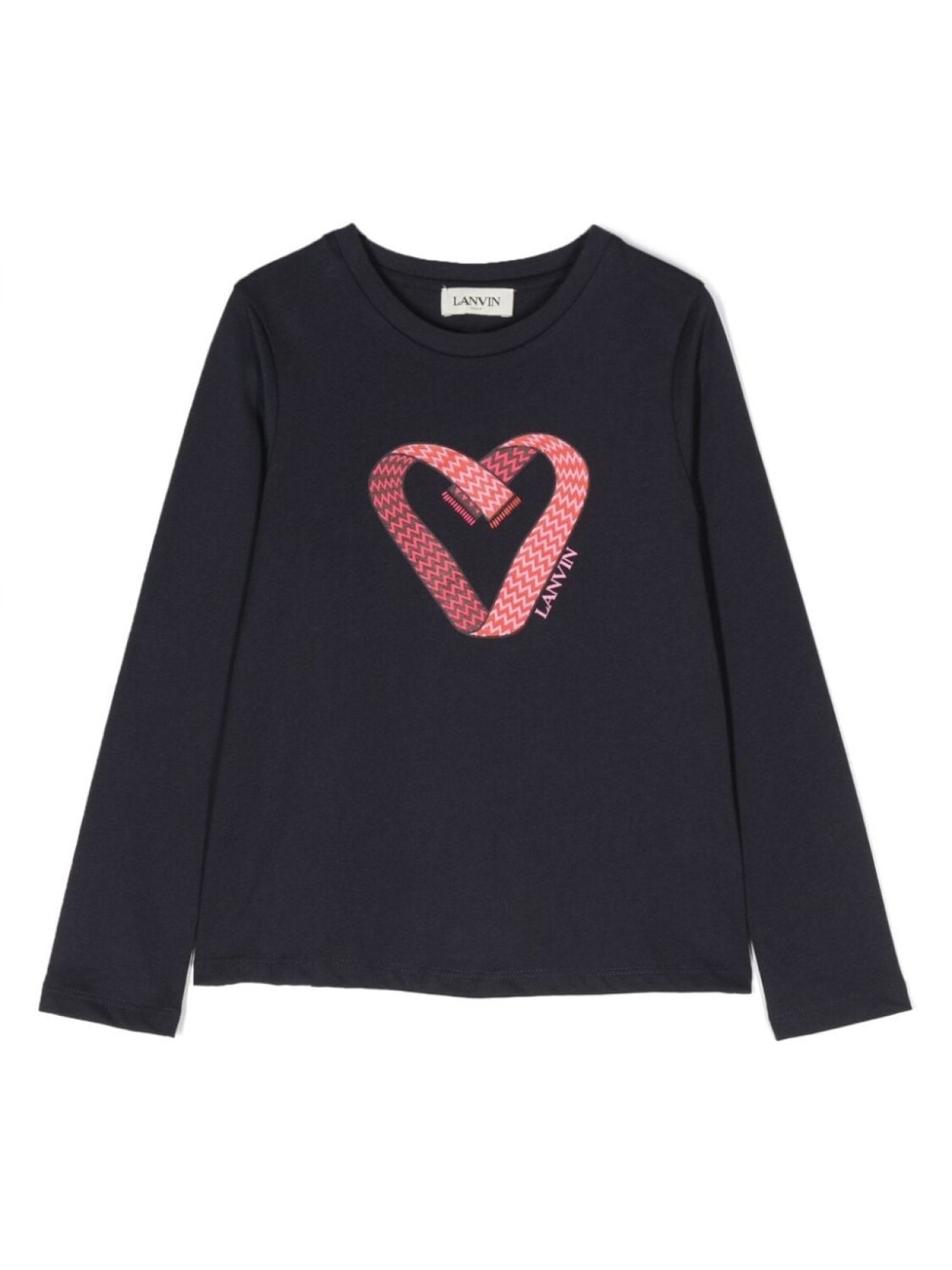 

Lanvin Enfant толстовка из органического хлопка с логотипом, синий