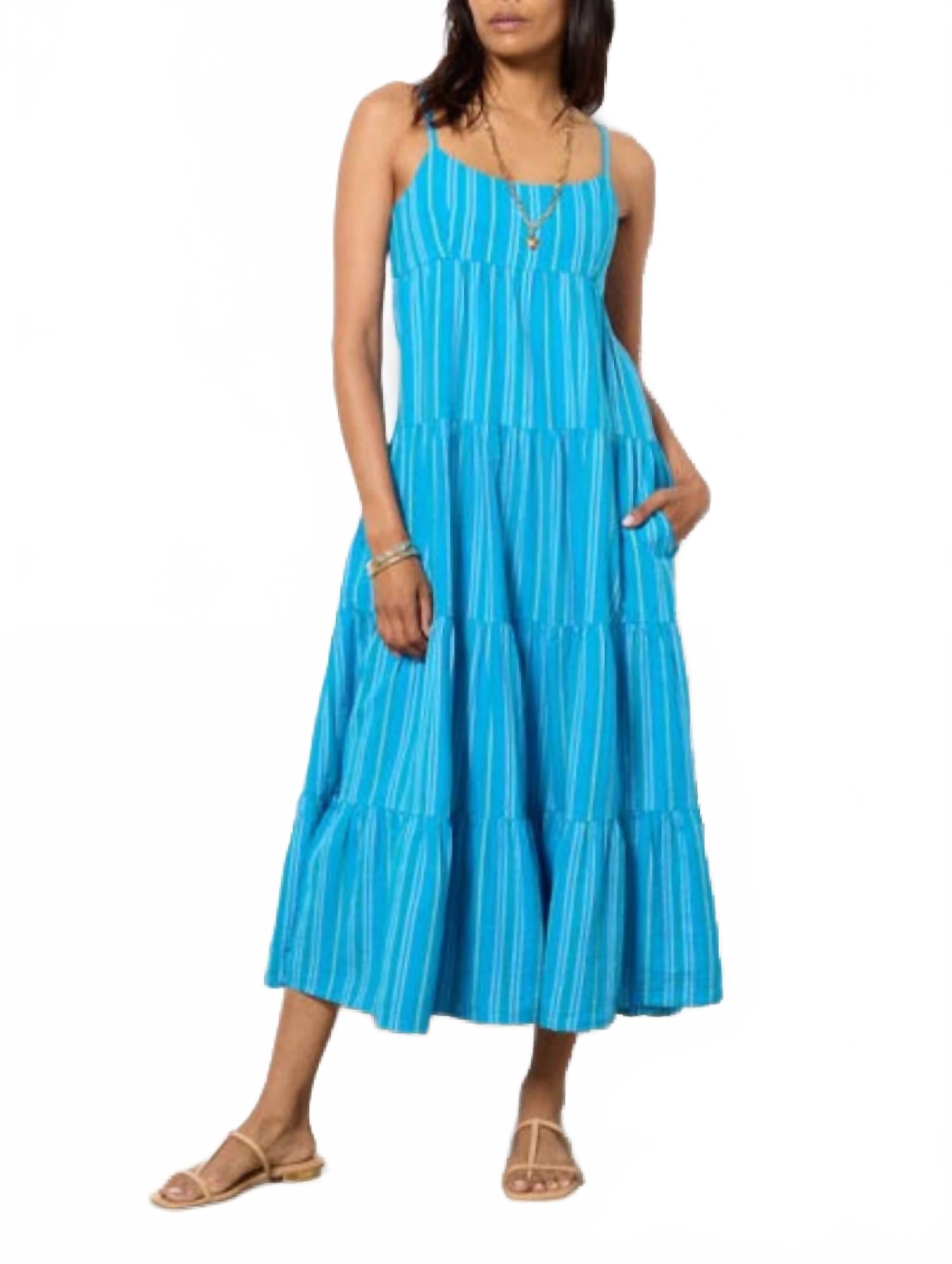 

Хейзел платье в цвете Каставей Блю XIRENA, синий