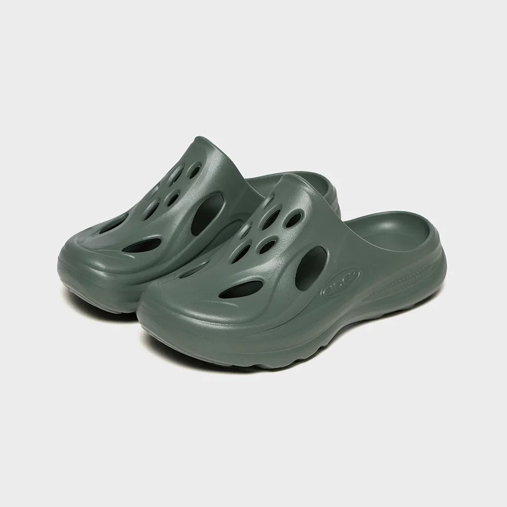 Мужские мюли Objet цвета хаки от Eider