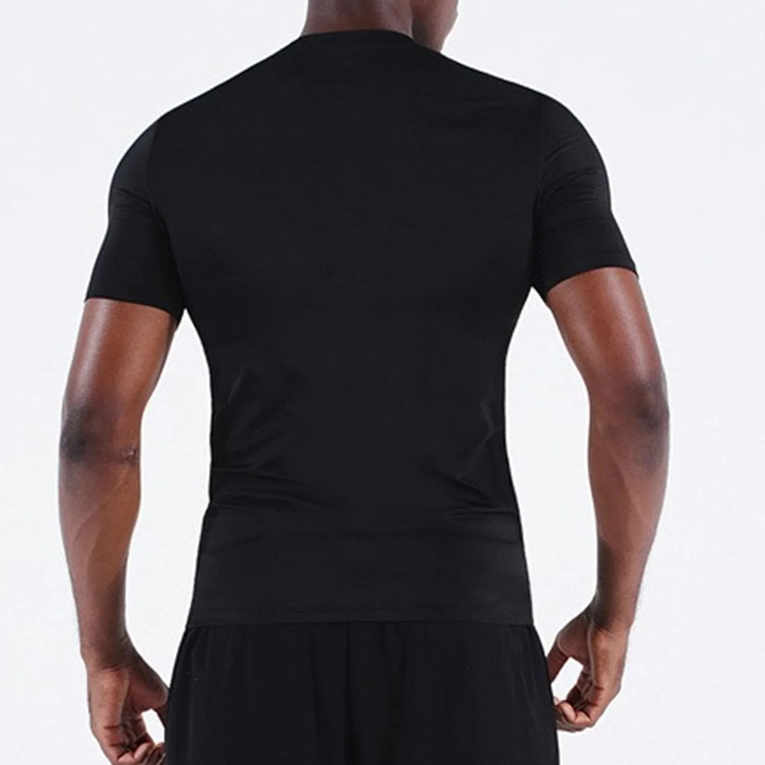 Мужская футболка V-Neck Sweatproof для тренировок Slim Compression — фото 3