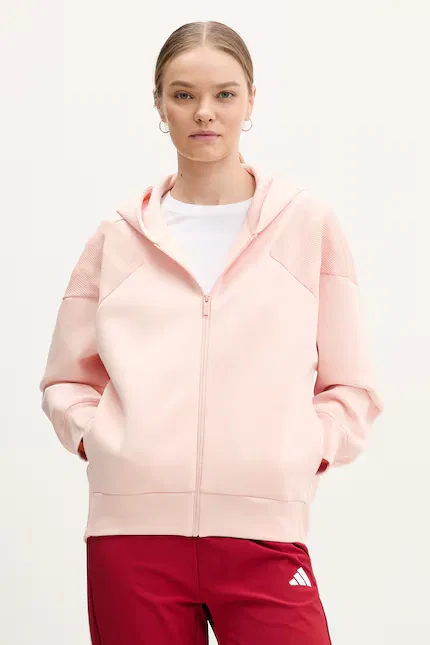 Толстовка с капюшоном The Future Icons Adidas, розовый