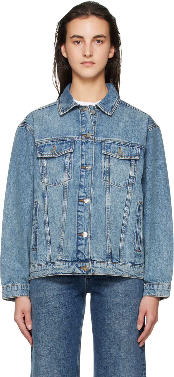 

Синяя джинсовая куртка Rory ANINE BING, Washed blue