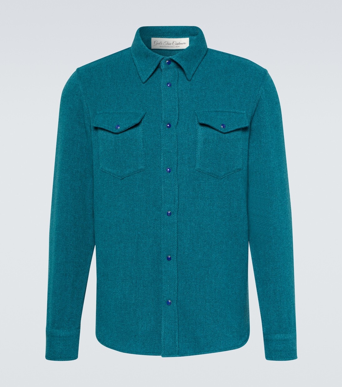 

Кашемировая рубашка God'S True Cashmere, синий