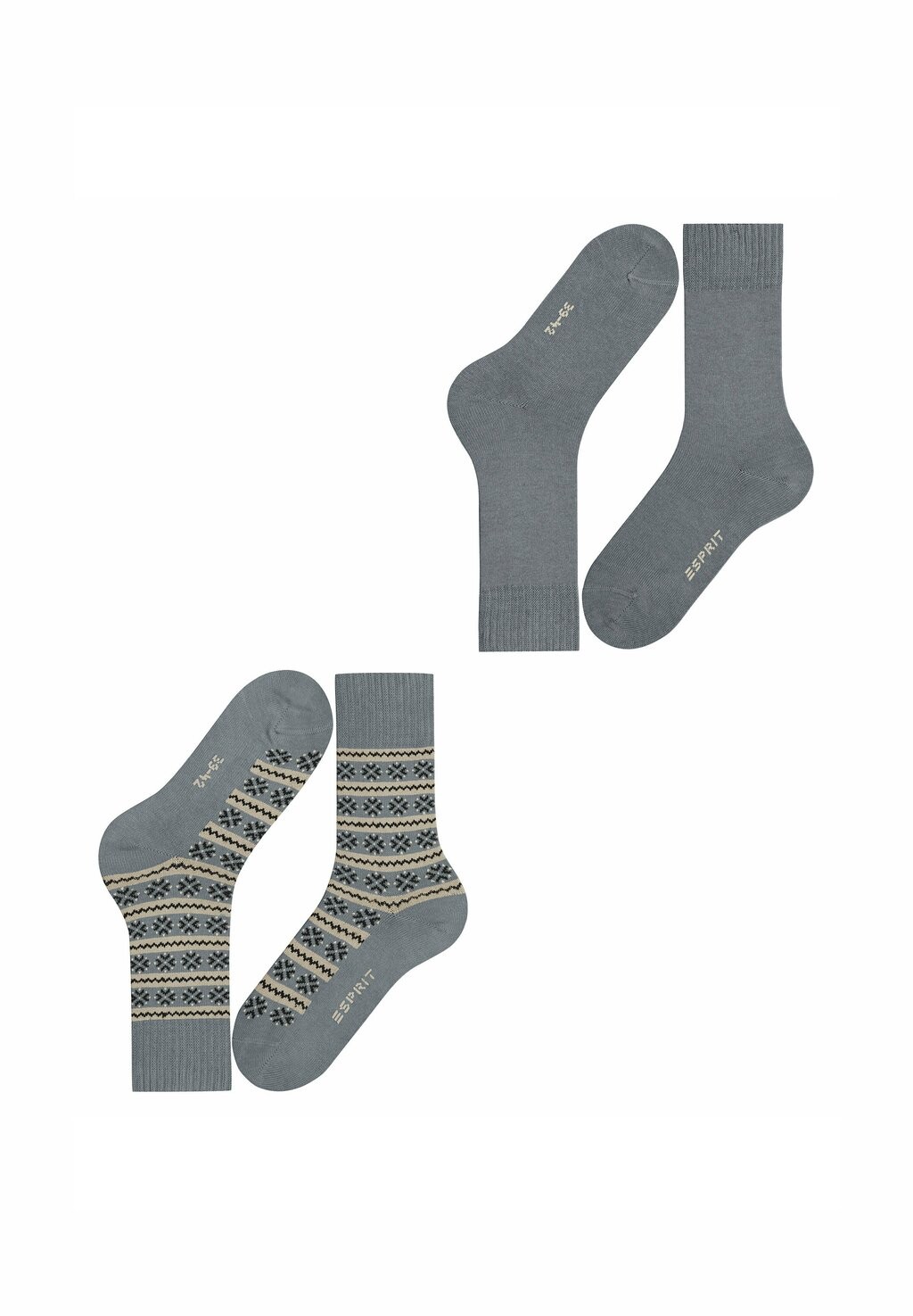 

Носки 2-PACK Esprit, серый