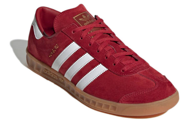 Кроссовки adidas originals Terrace Series Hamburg 'Red White', красный — фото 3