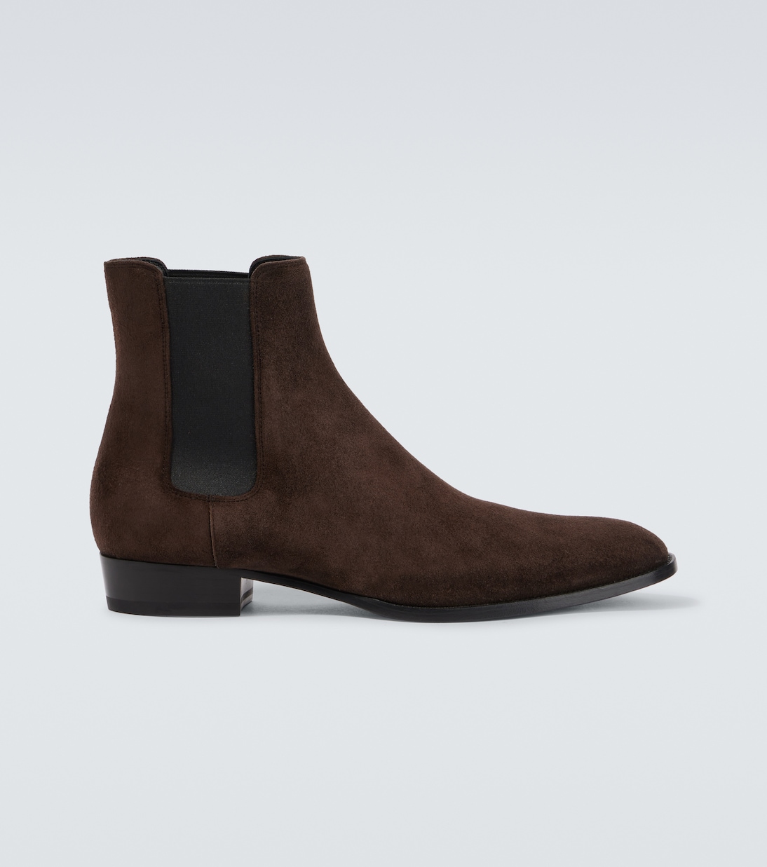 

Челси Wyatt из замши Saint Laurent, Dark Chocolat
