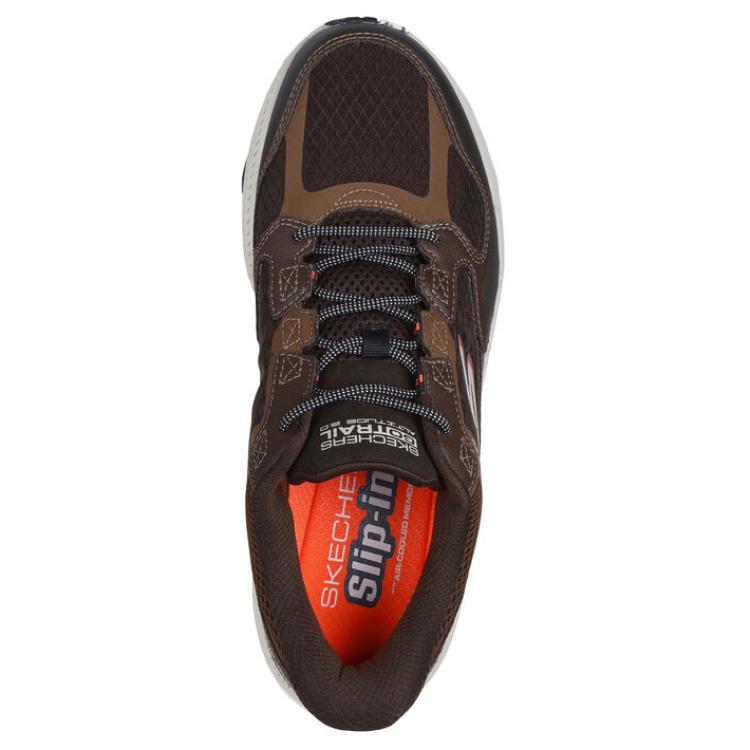 Кроссовки мужские Skechers GO RUN Low Top, коричневые — фото 4