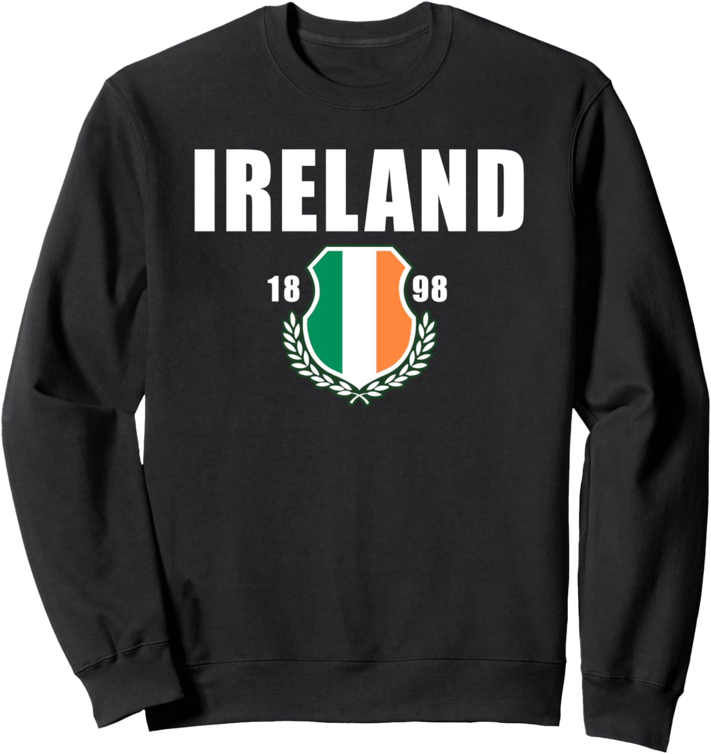 

Модная толстовка с гербом Ирландии 1898 года Trendy Apparel, черный