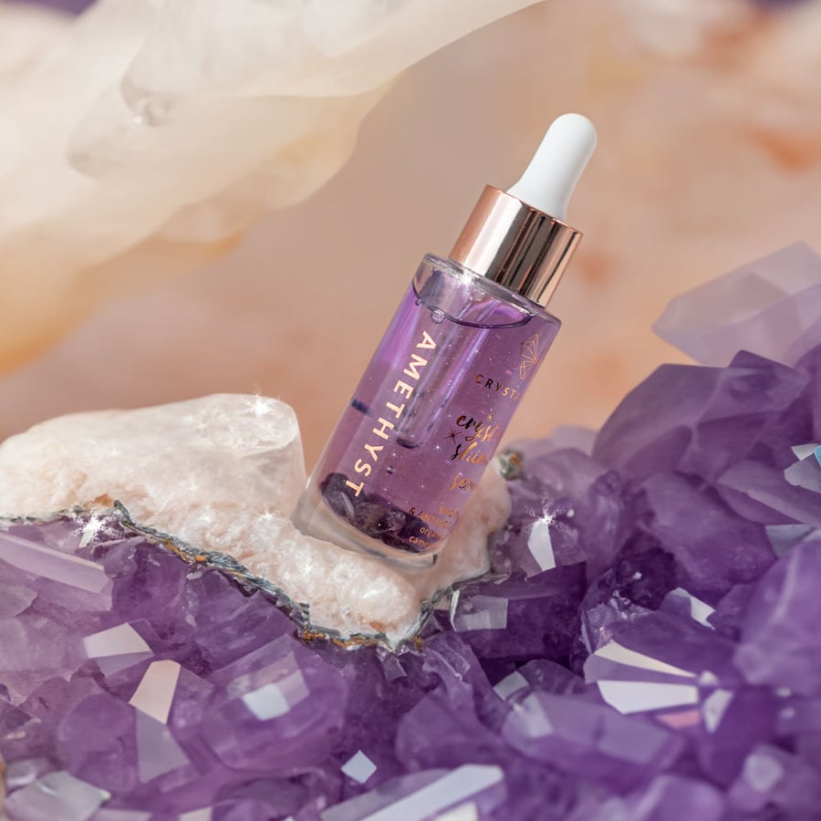 CRYSTALLOVE Amethyst 3D lift & sculpt set - лифтинг-массажер и сыворотка - ограниченный тираж — фото 4