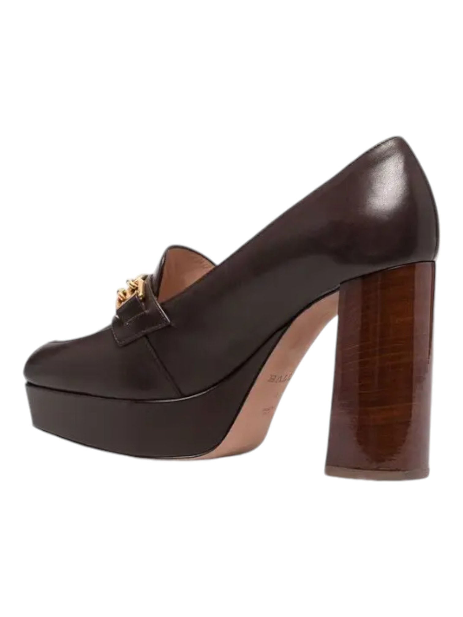 Женские туфли-лодочки Bally Deasia 6239471 из кожи Ebano, коричневый — фото 4