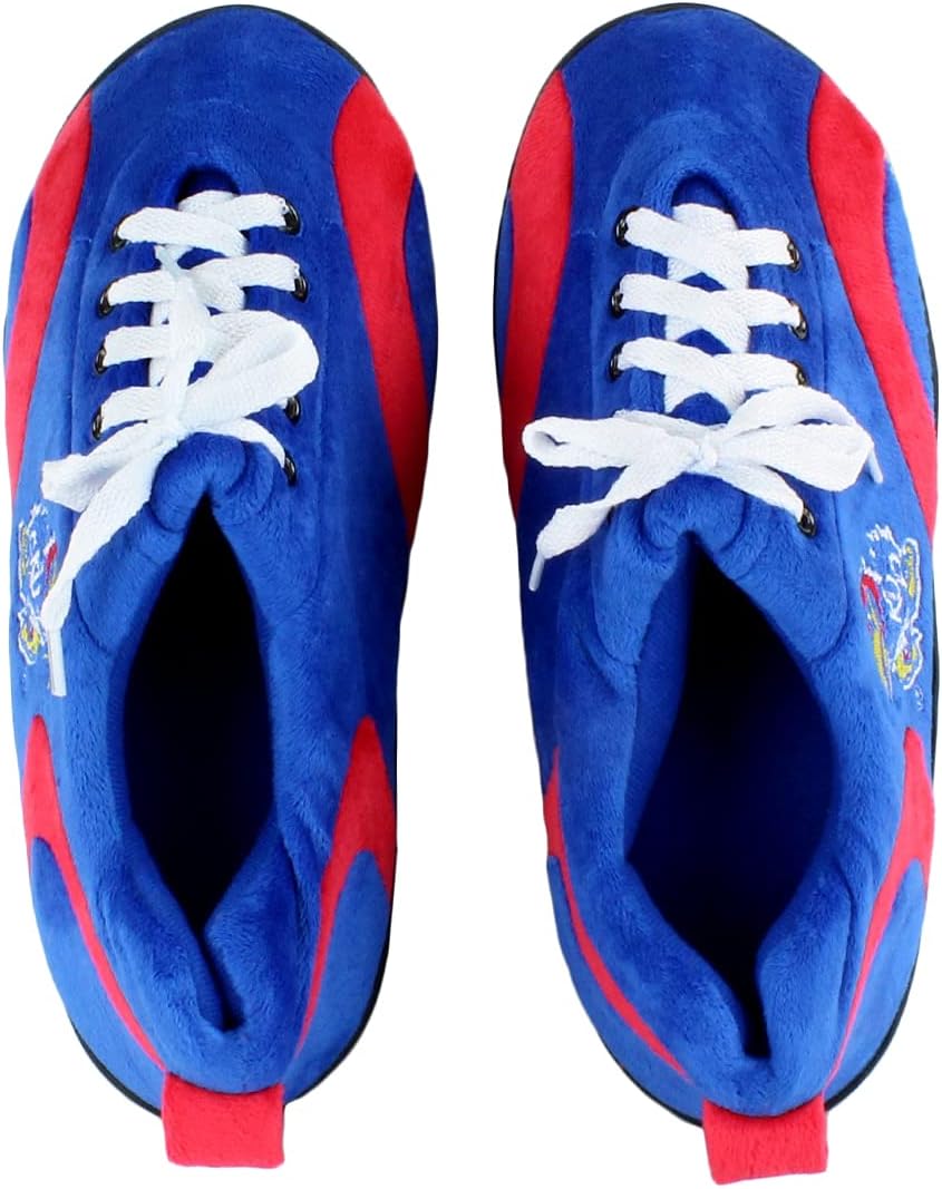 Тапочки Comfy Feet NCAA для использования дома и на улице, Kansas Jayhawks — фото 4