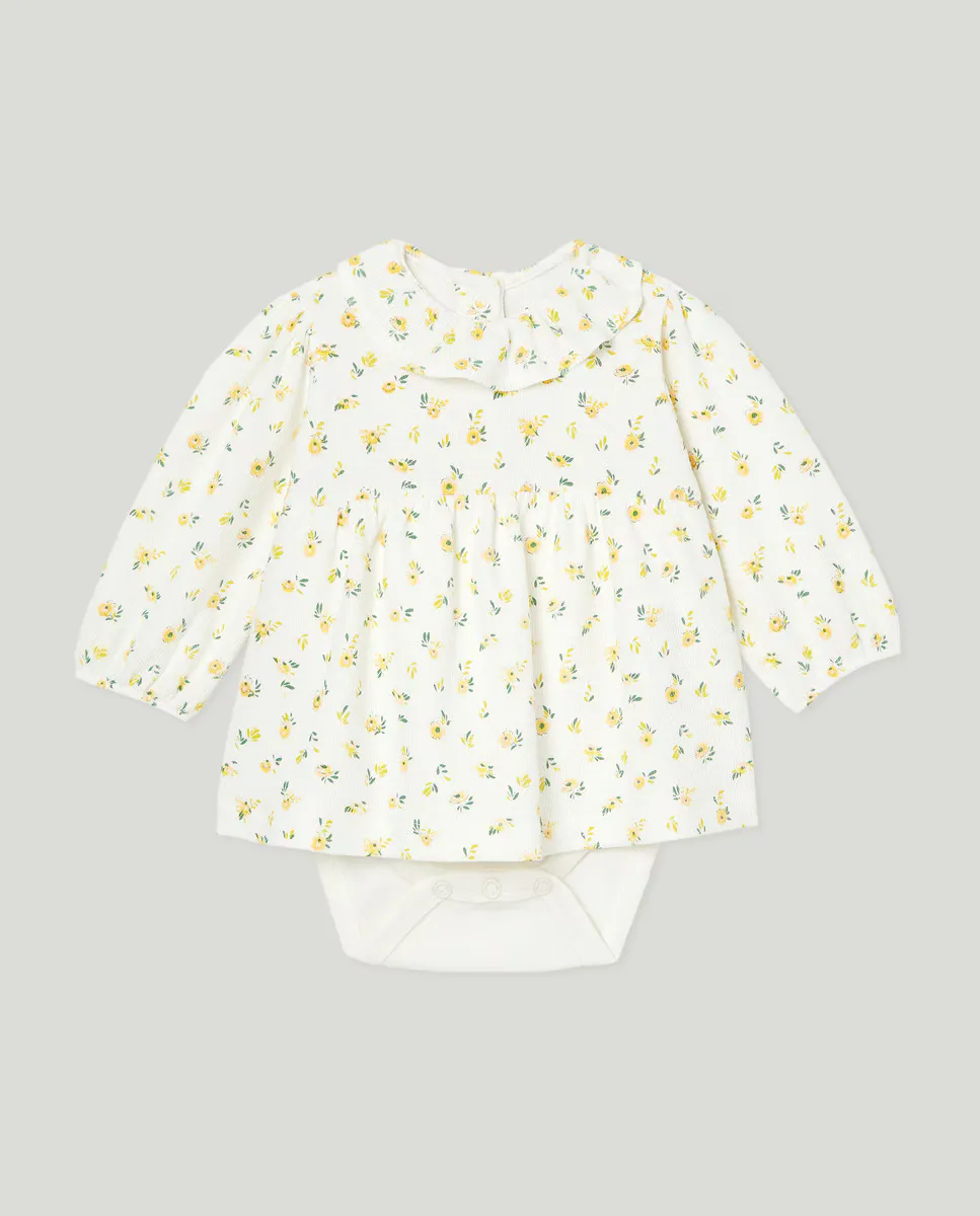 

Платье с длинными рукавами для девочки Baby El Corte Inglés, цвет 120 Crudo