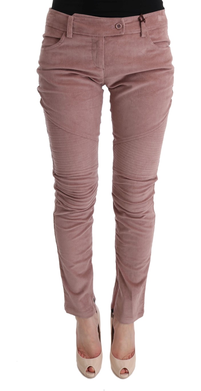 

Шикарные розовые укороченные брюки-капри Ermanno Scervino