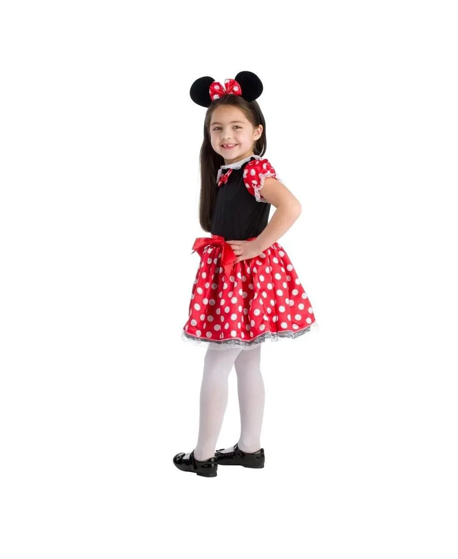 Костюм очаровательной мисс Маус для девочек Dress Up America, красный — фото 2