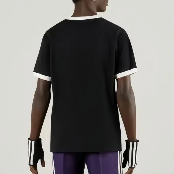 Футболка x adidas cotton t-shirt 'black' Gucci, черный — фото 2