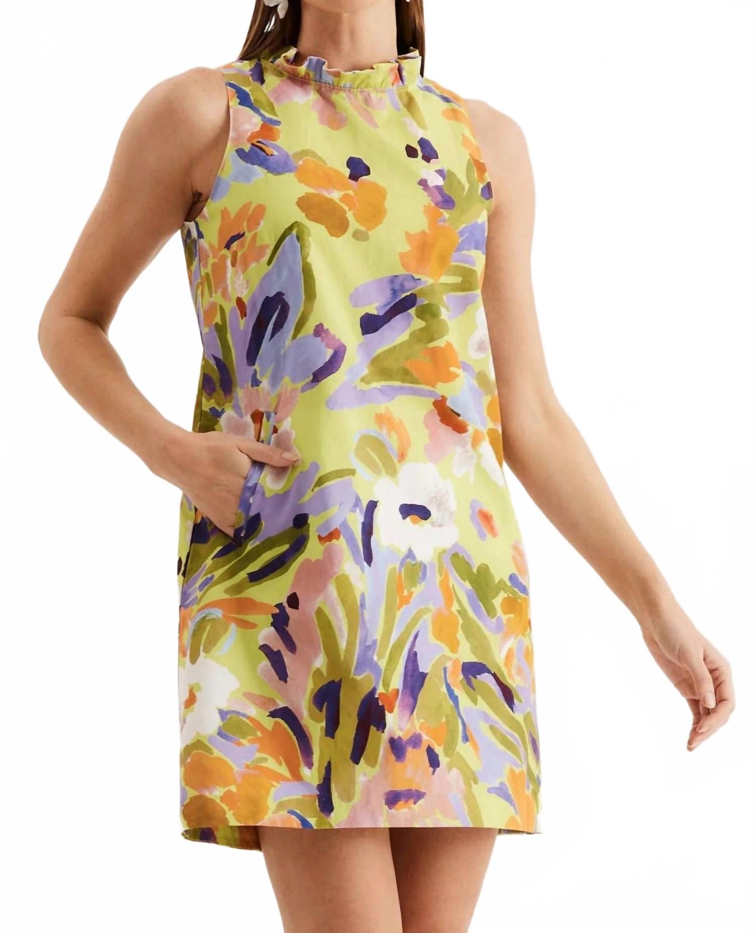 

Платье Ella Chartruse с принтом в мультиколоре Tyler Boe