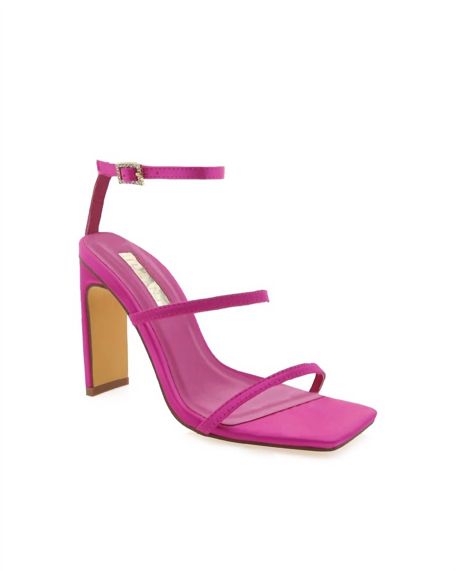 Туфли Tiaka из атласа цвета фуксии BiLLiNi, цвет fuchsia satin — фото 2