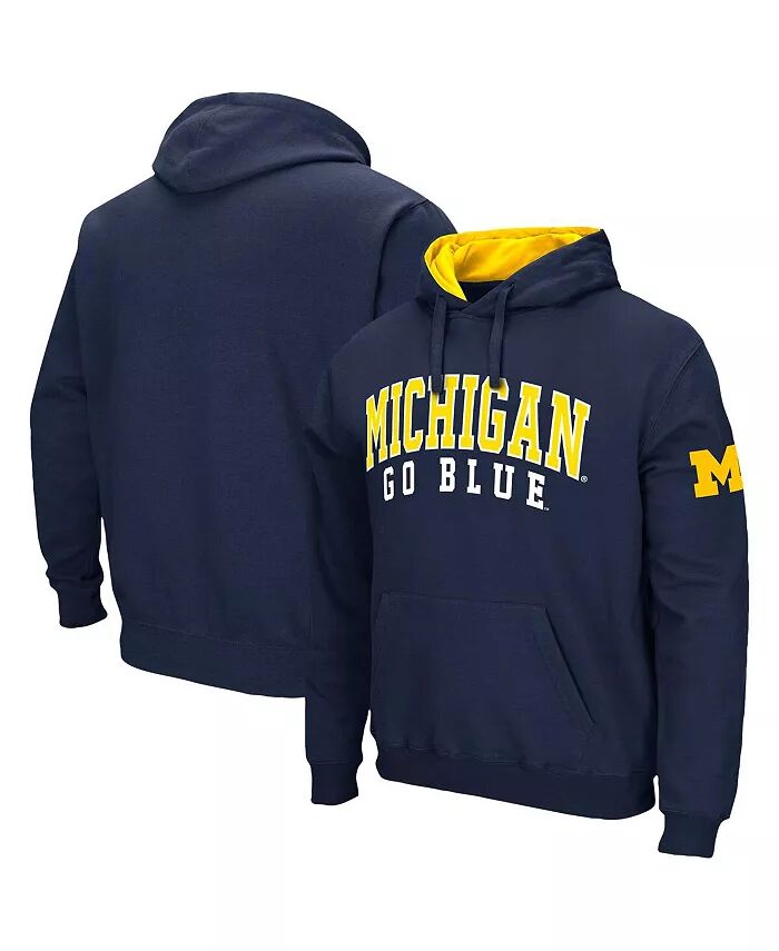 

Мужская толстовка с капюшоном Michigan Wolverines Double Arch Colosseum, синий
