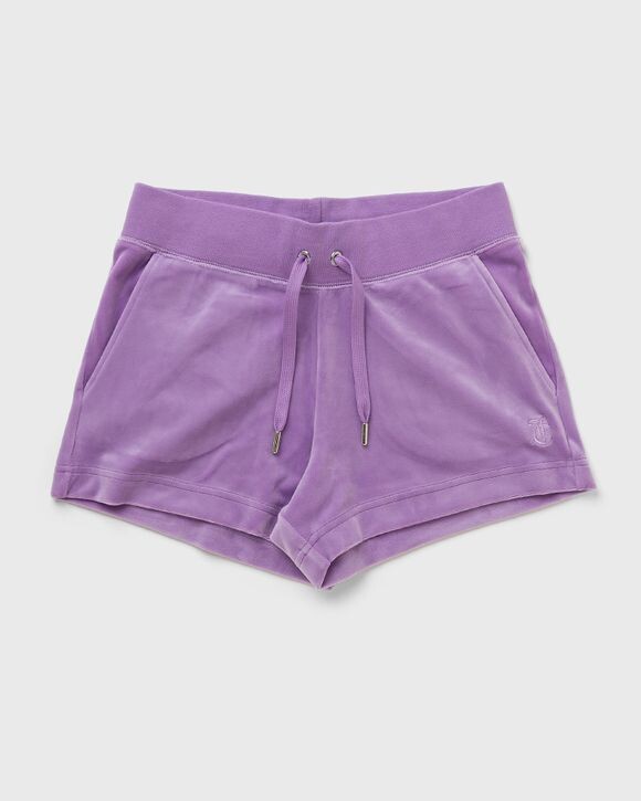 

Шорты Juicy Couture Wmns Classic Velour Track Shorts, цвет sheer lilac