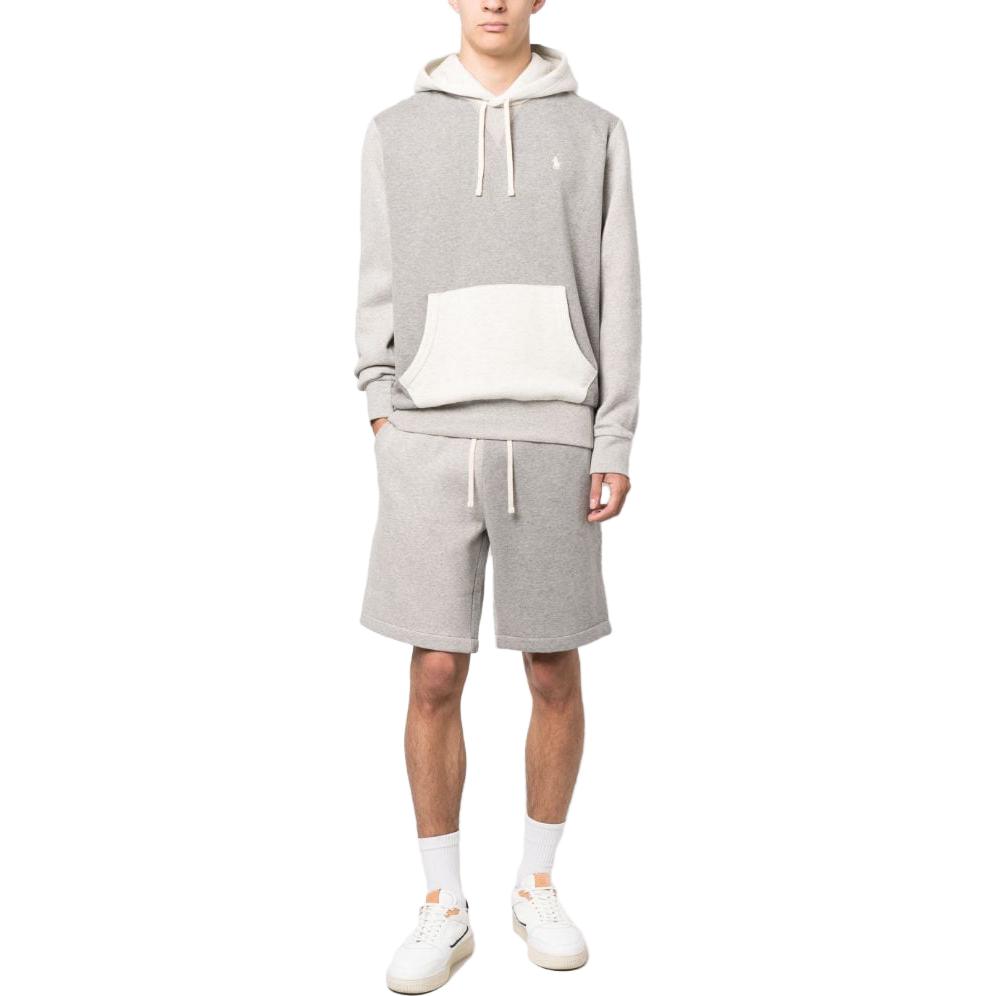 Хлопковые шорты с эффектом меланжа Polo Ralph Lauren, серый — фото 4