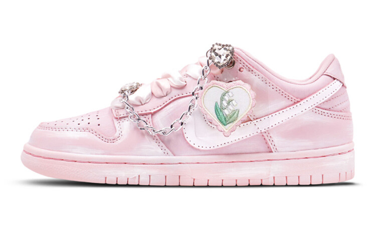 

Кроссовки Nike Dunk Low, розовый
