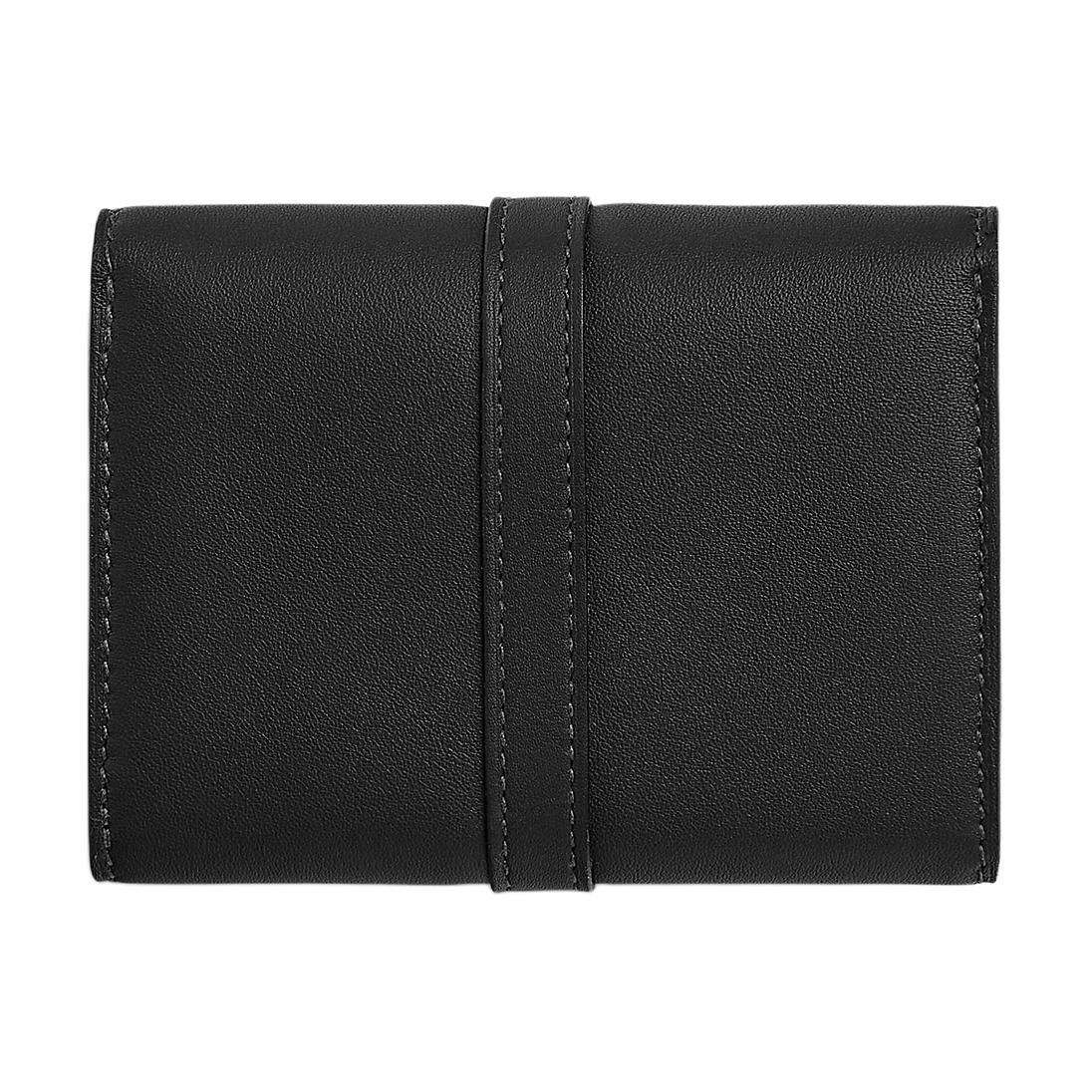 HERMES Кошелёк из мягкой кожи телёнка женский 89 Нуар Блэк — фото 2