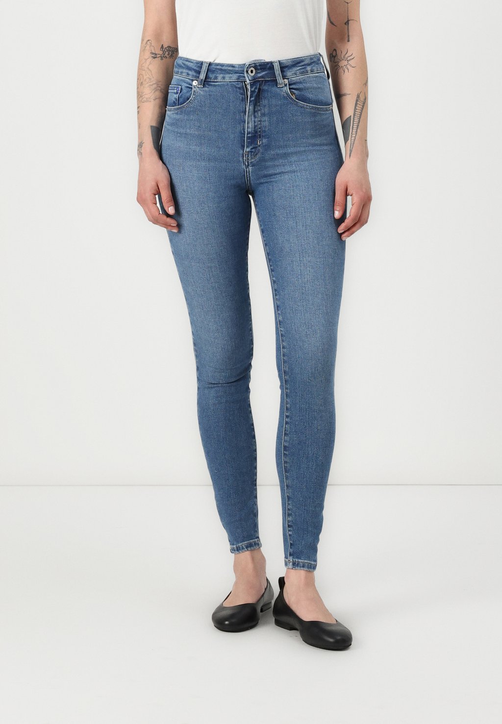 

Джинсы скинни Karl Lagerfeld Jeans, цвет Washed Mid Blue