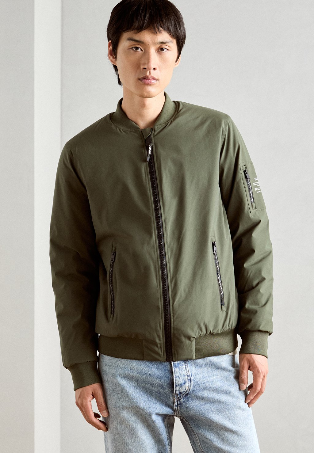 

Куртка-бомбер JACKET MAN Ecoalf, оливковый