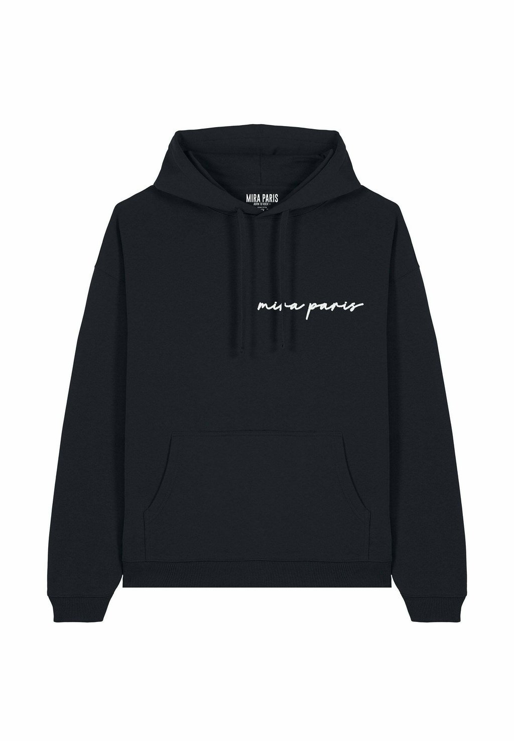 

Толстовка MIRA EMBROIDERY UNISEX VINTAGE HOODIE - Hoodie Mira Paris, черный