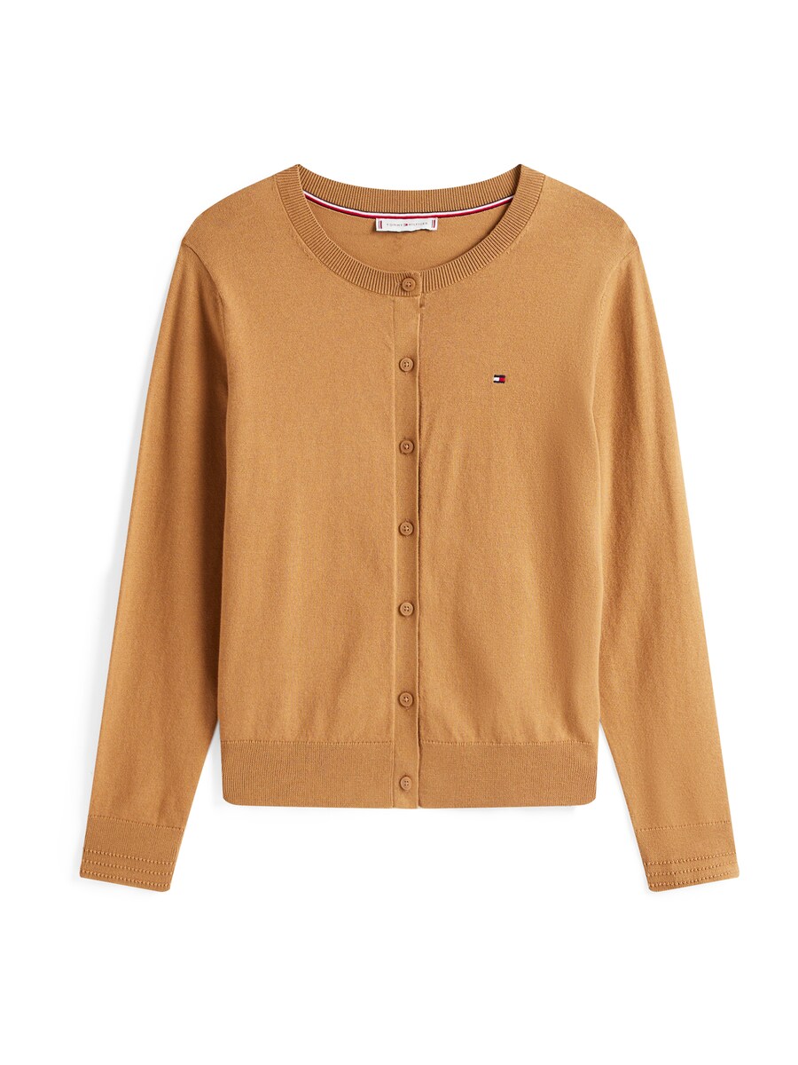 

Вязаный кардиган TOMMY HILFIGER, цвет Sepia