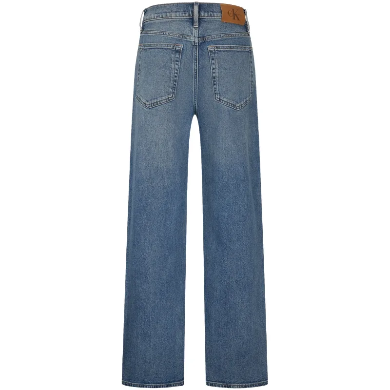 Calvin Klein Джинсы женские 3S7 denim blue moderate wide leg — фото 3