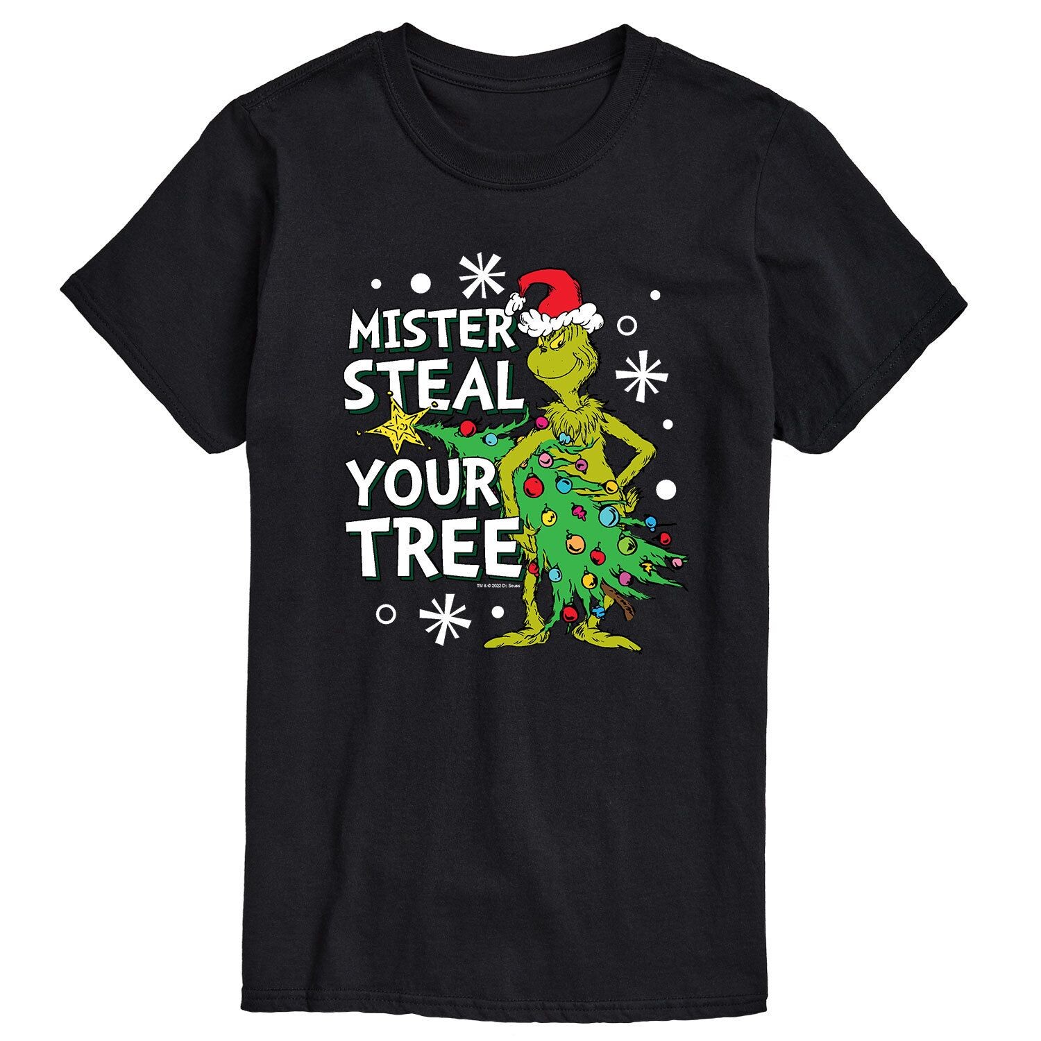 

Мужская футболка Dr. Seuss Grinch Mister Steal Your Tree Licensed Character