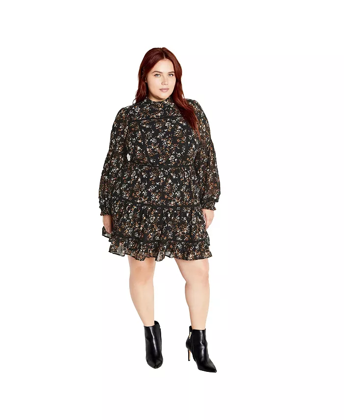 

Платье Elsie больших размеров CITY CHIC, черный